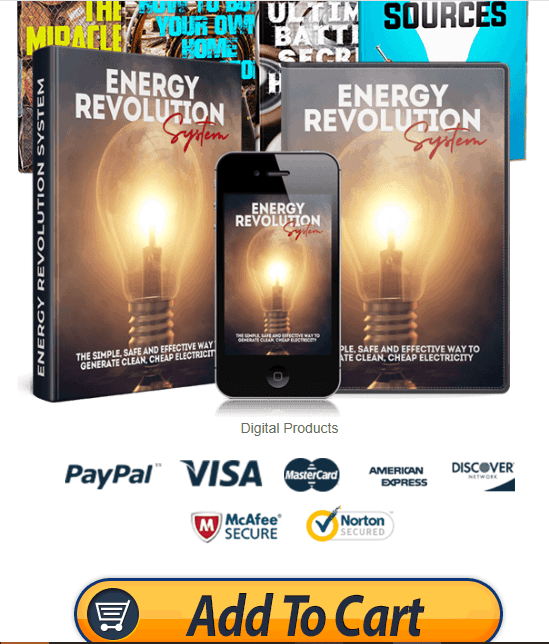 Energy Revolution System checkout – secure order page